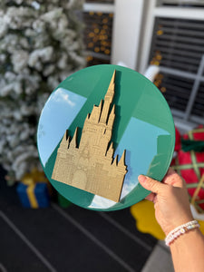 Green Sleek Castle (Ready to Ship)