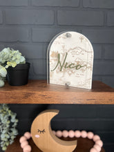 Load image into Gallery viewer, Nursery Mini Arch Name Sign
