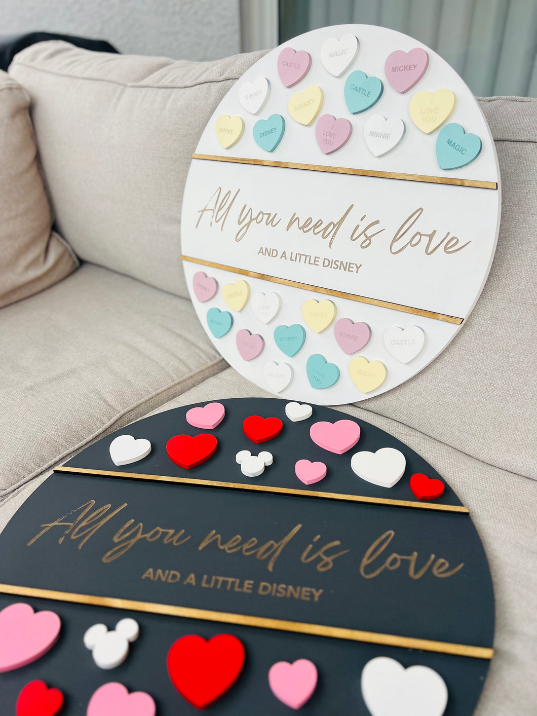 Valentines Round Sign