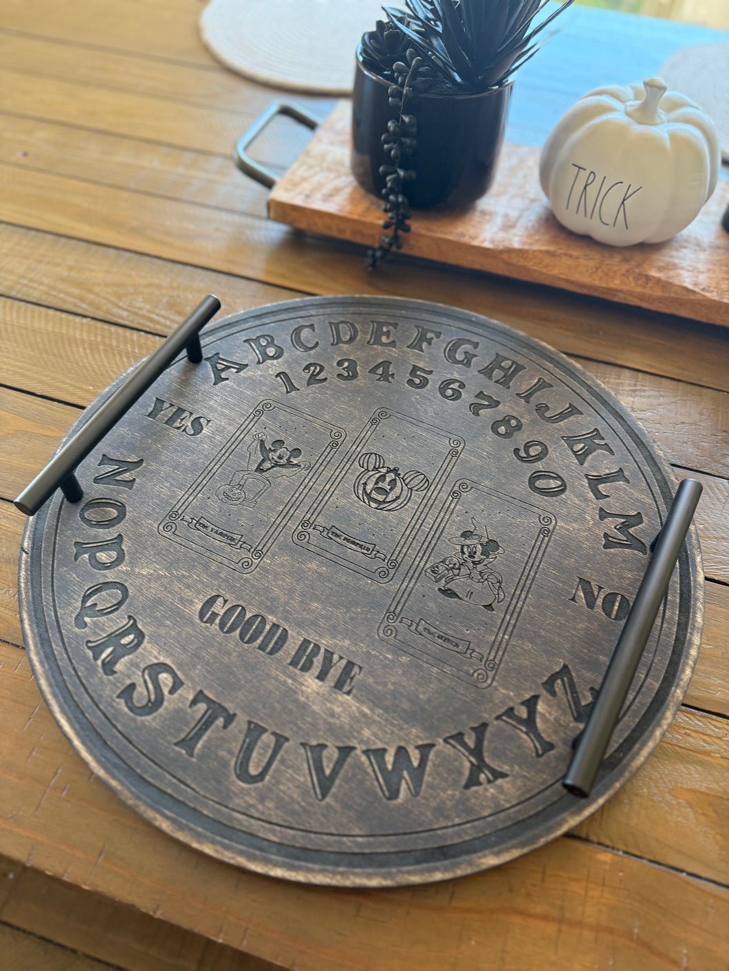 Pumpkin Ouija Tray