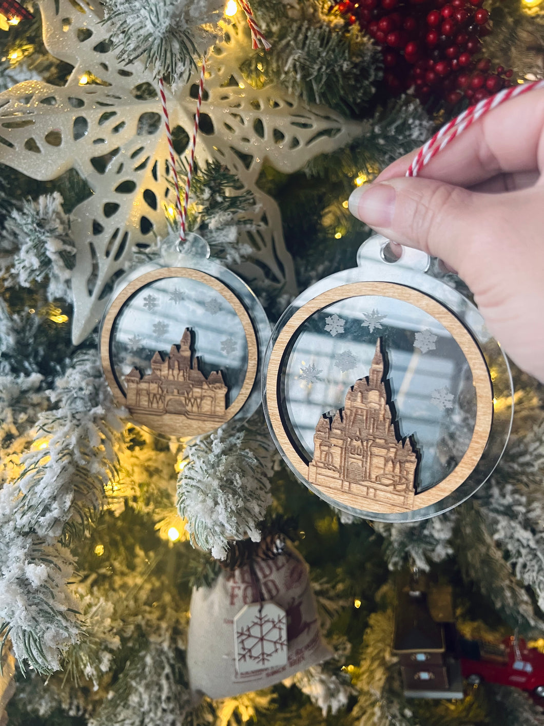 Acrylic Castle Ornament