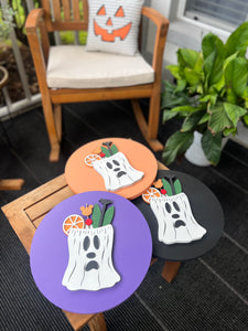 Ghost Tiki Mini Sign