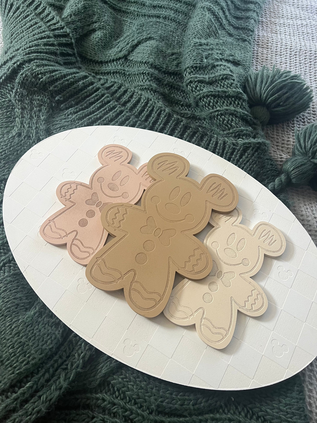 Checkerboard Gingerbread Sign