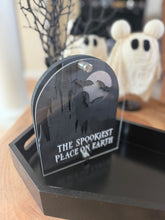 Load image into Gallery viewer, Spooky Castle Tabletop Sign
