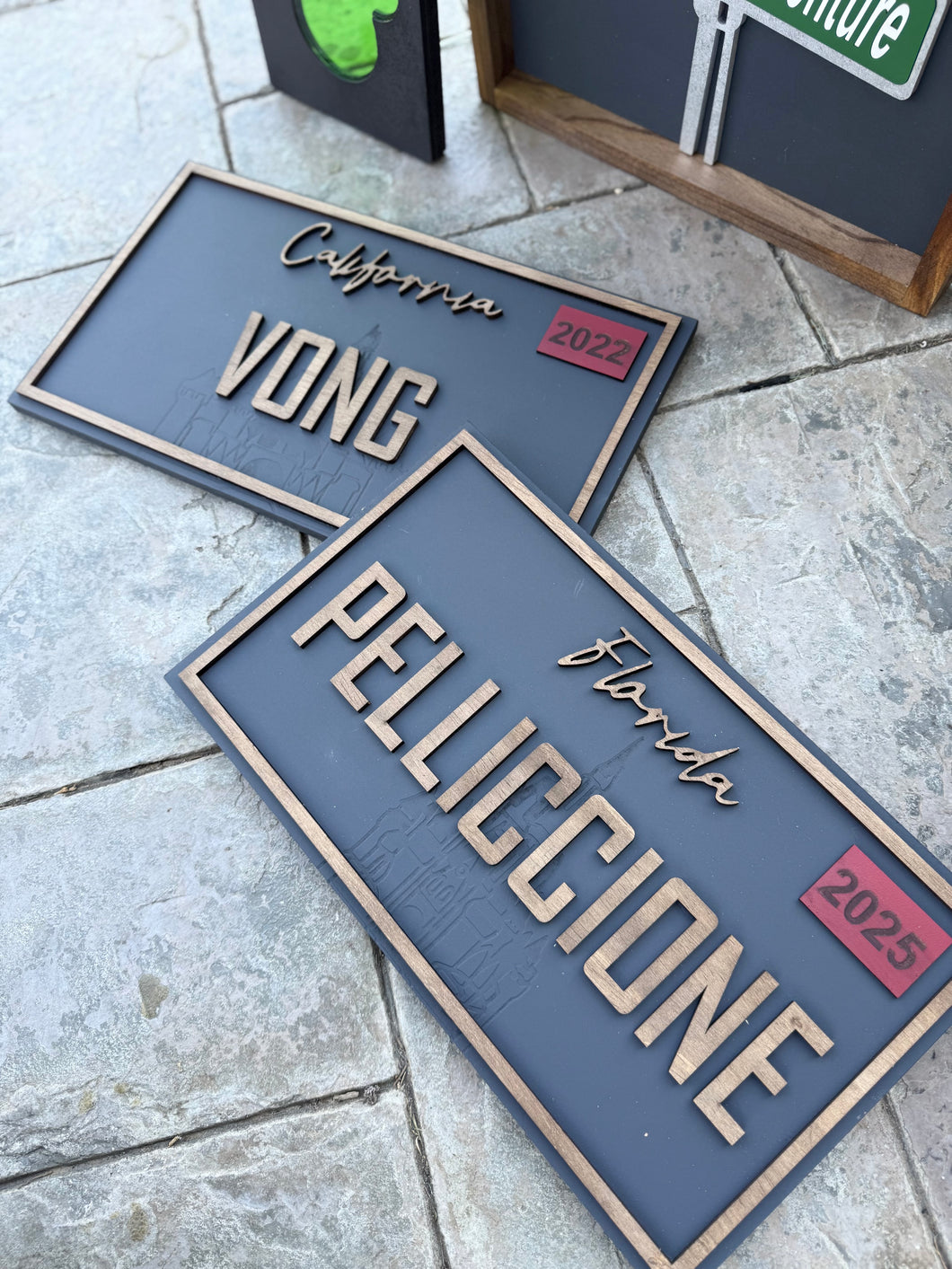 License Plate Sign