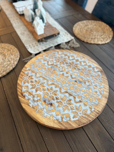 White Lazy Susan