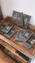 Load image into Gallery viewer, Wooden Tarot Cards Set of 3
