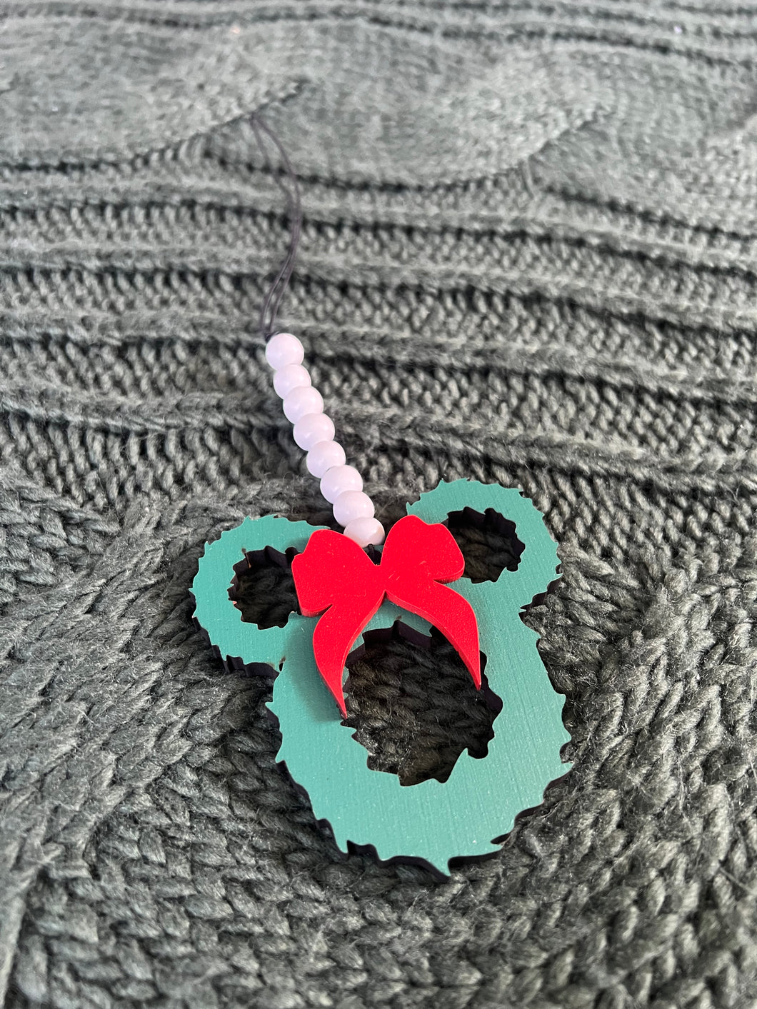 Wreath Car Charm