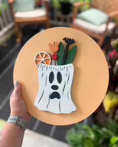 Ghost Tiki Mini Sign