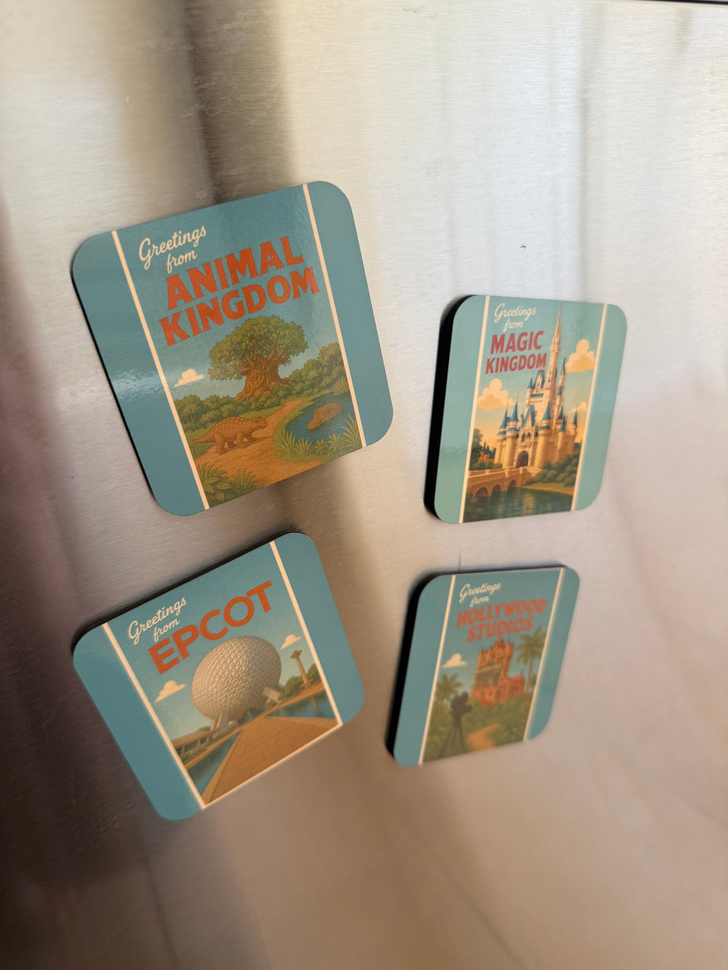 Orlando Postcard Magnets Set