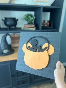 Pumpkin Bucket Sign