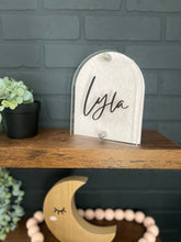 Load image into Gallery viewer, Nursery Mini Arch Name Sign
