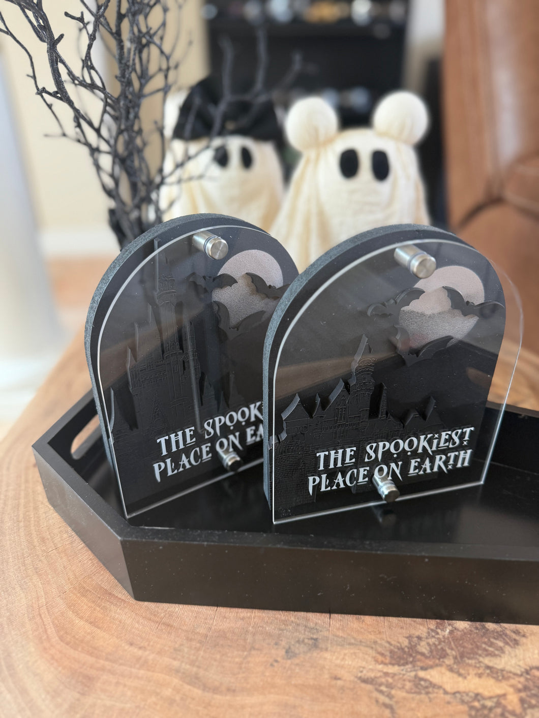 Spooky Castle Tabletop Sign