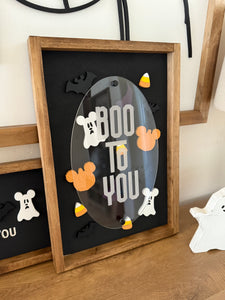 Spooky icons sign