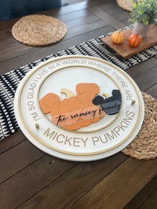 Large Pumpkin Round