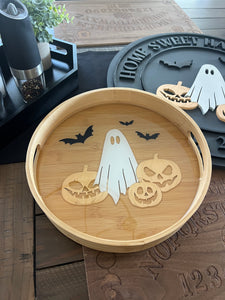 Spooky Ghost Epoxy Tray