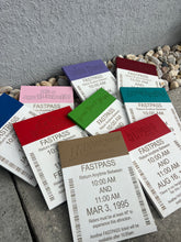 Load image into Gallery viewer, Custom Wooden Fastpass
