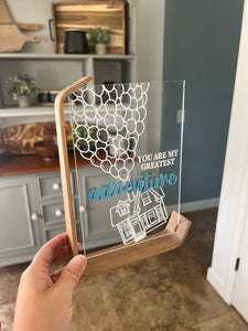 Floating Tabletop Sign