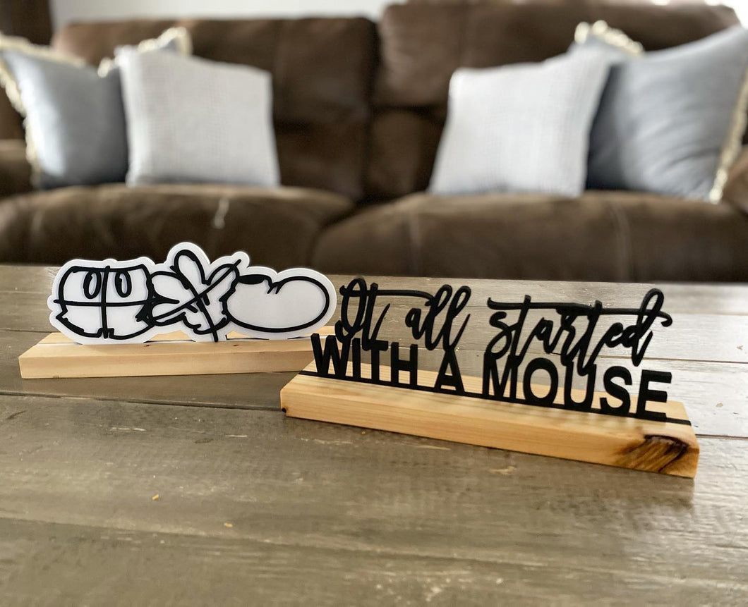 Tabletop Sign