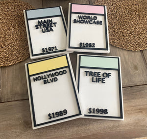 Board Game Sign Set
