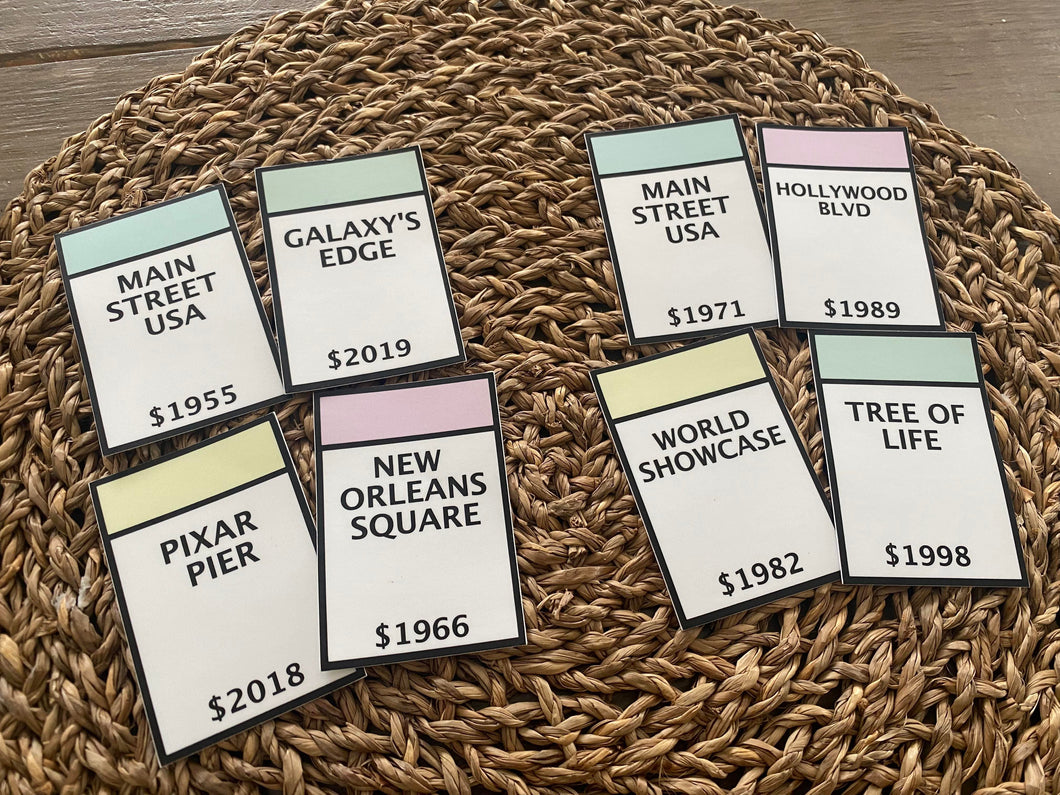 Board Game Sticker Set