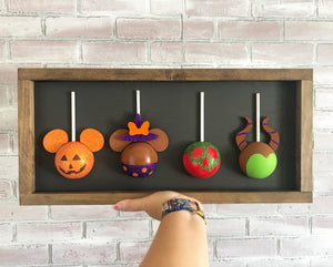 Halloween Candy Apple Sign