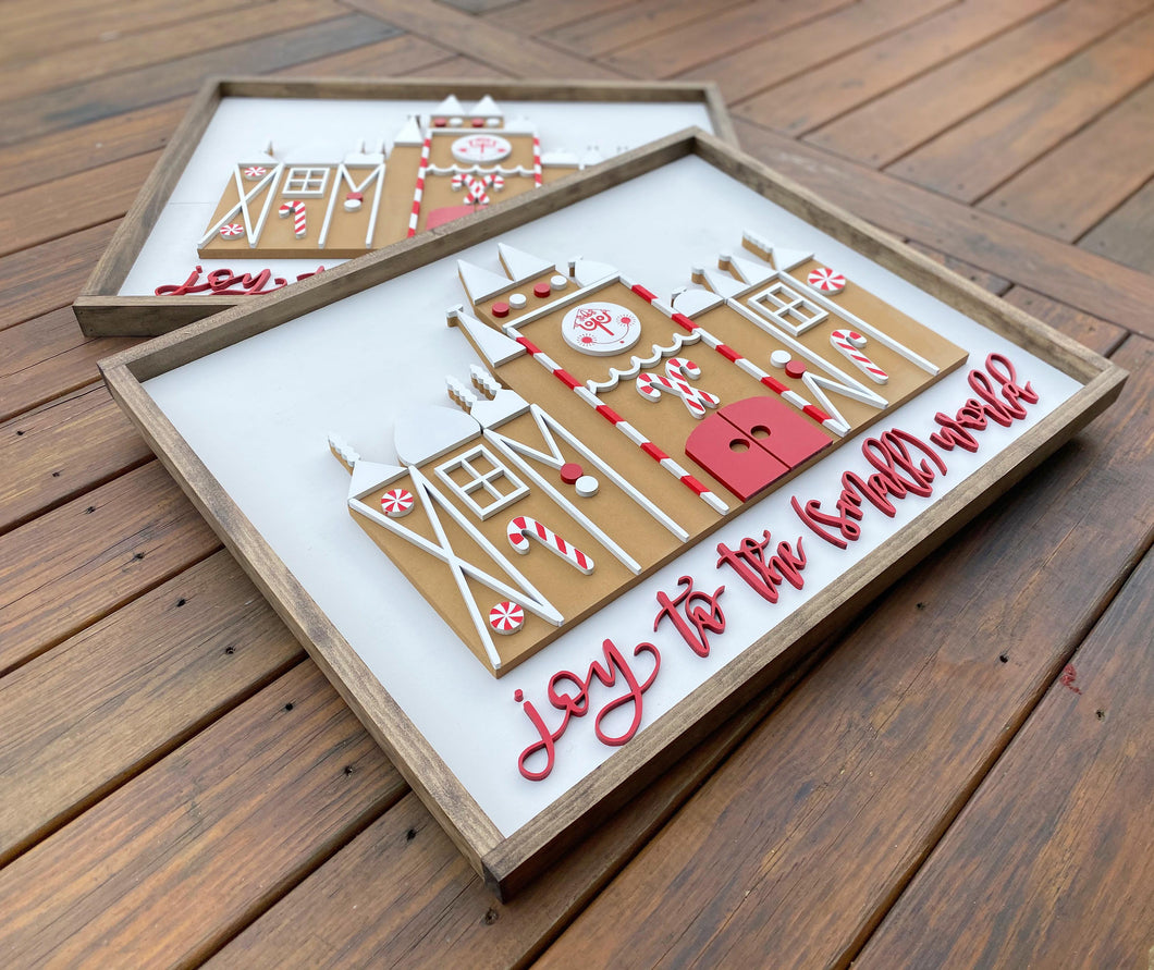 Gingerbread World Sign