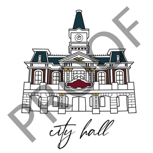 West Coast Building Set Prints