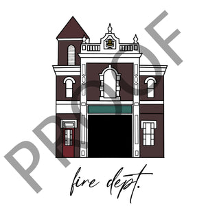 West Coast Building Set Prints