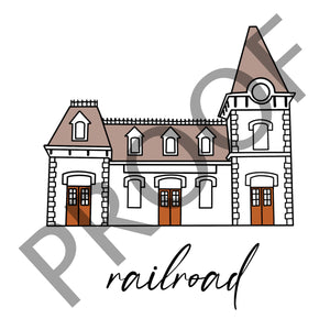 West Coast Building Set Prints