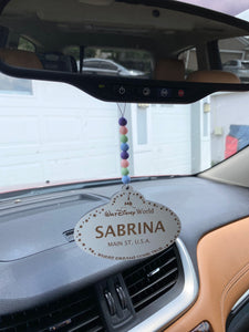 Car charm Name tag