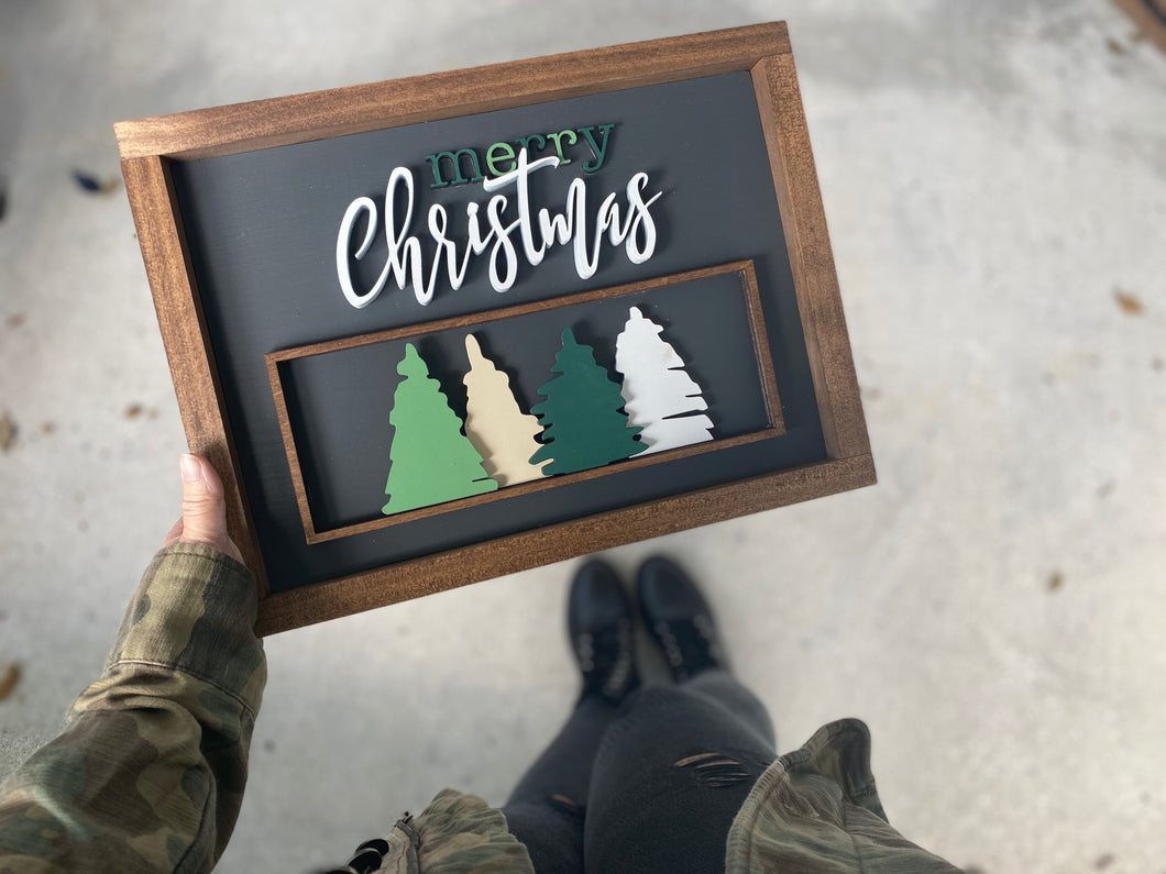 Christmas Trees Sign