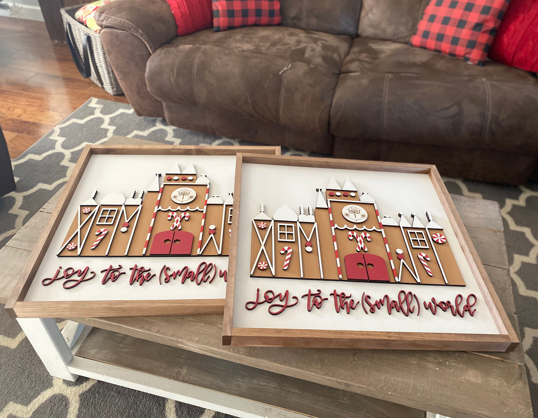 Gingerbread World Sign
