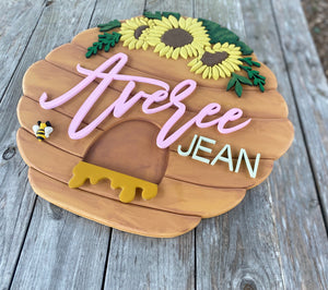 Custom Nursery Sign