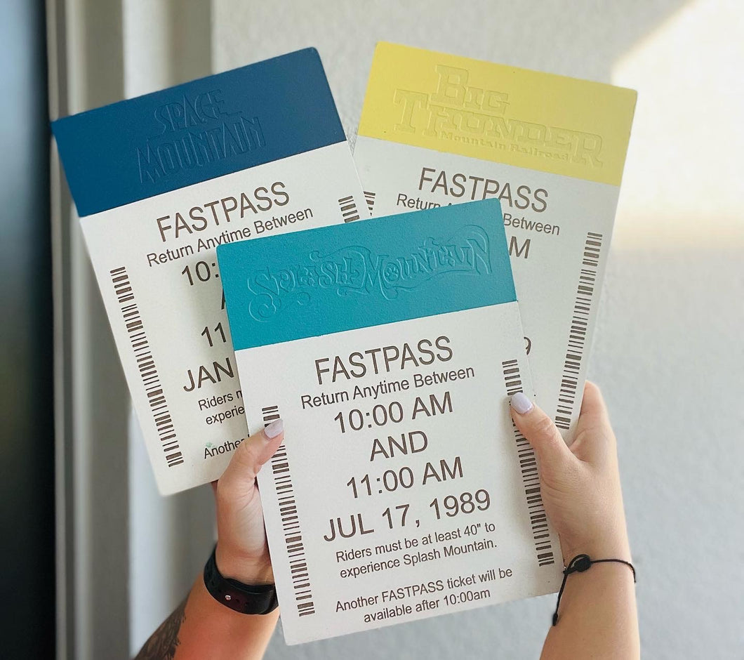 Wooden Fastpass