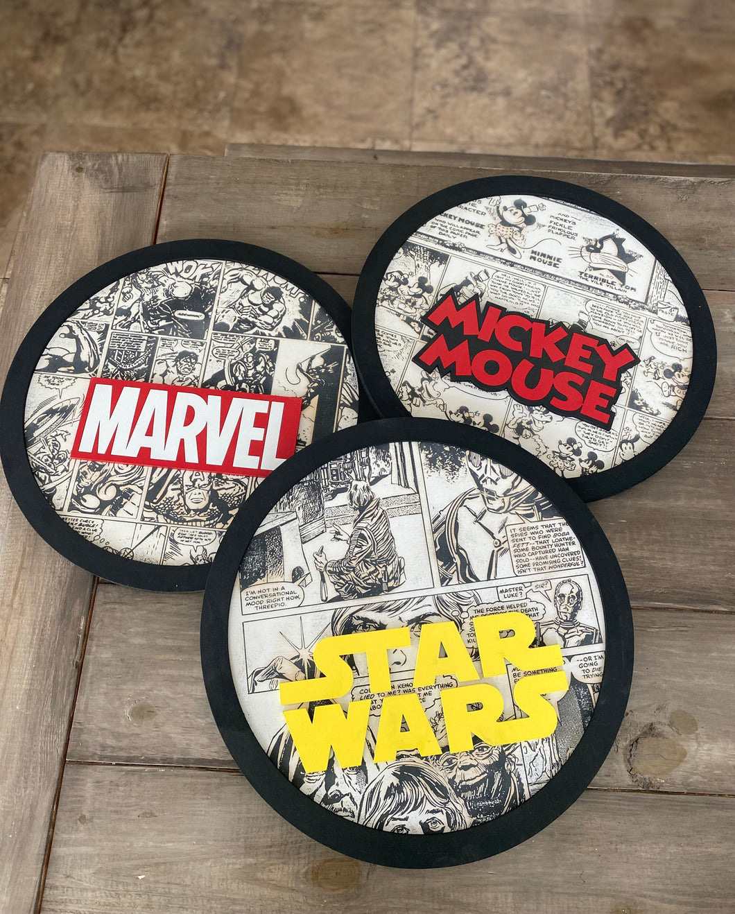 Comic Round Sign