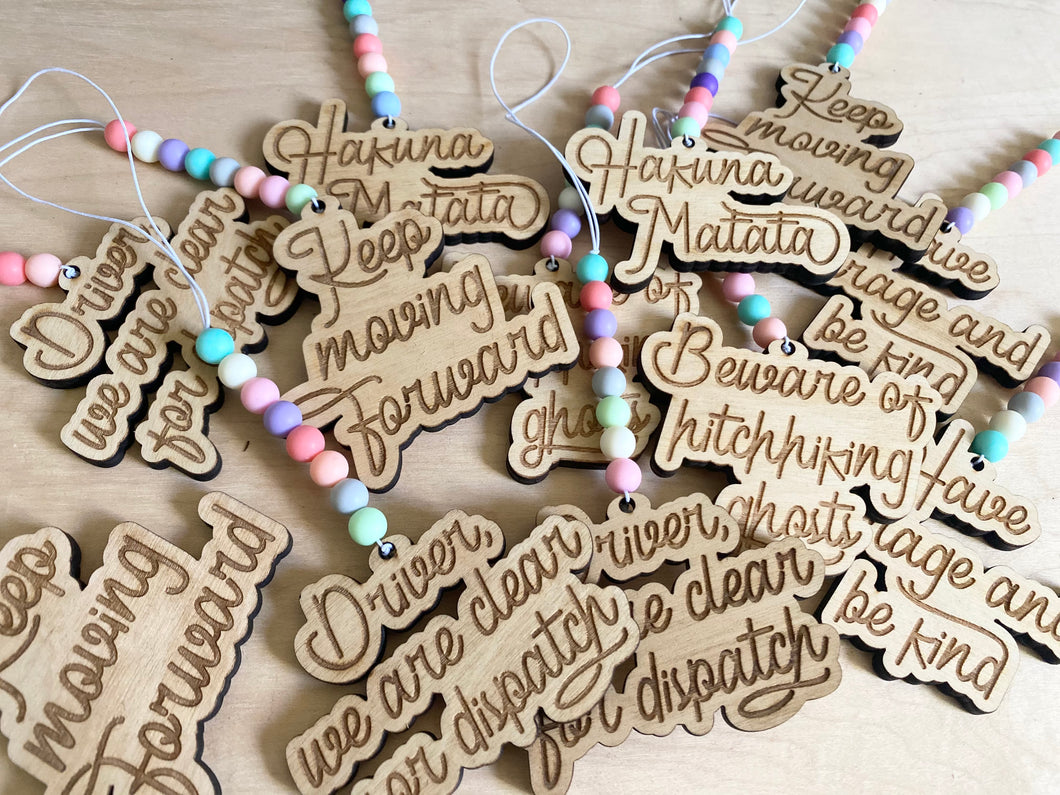 Quote Car Charm