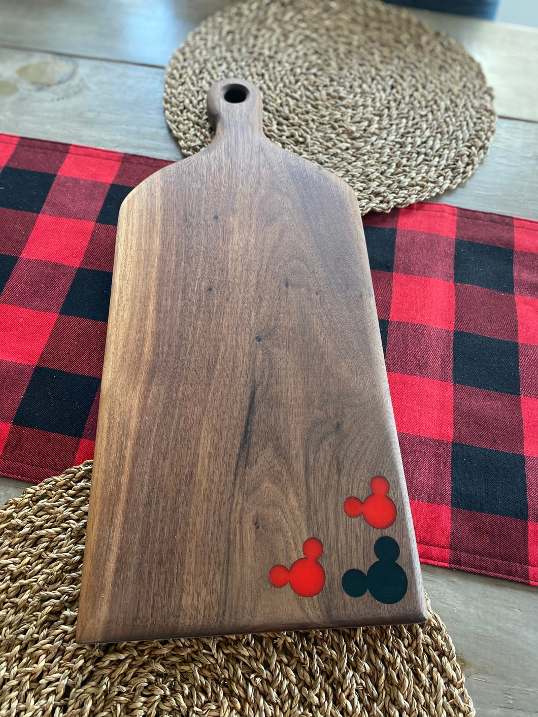 Epoxy filled NARROW charcuterie board