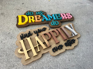 Quote Chunky Sign