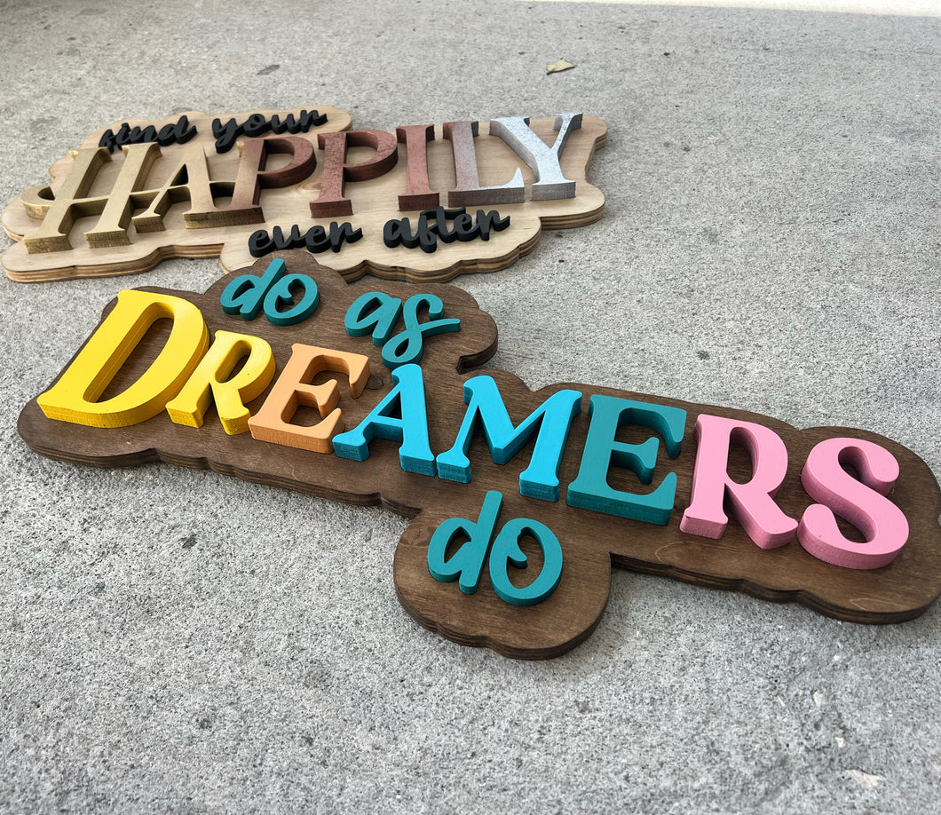 Quote Chunky Sign
